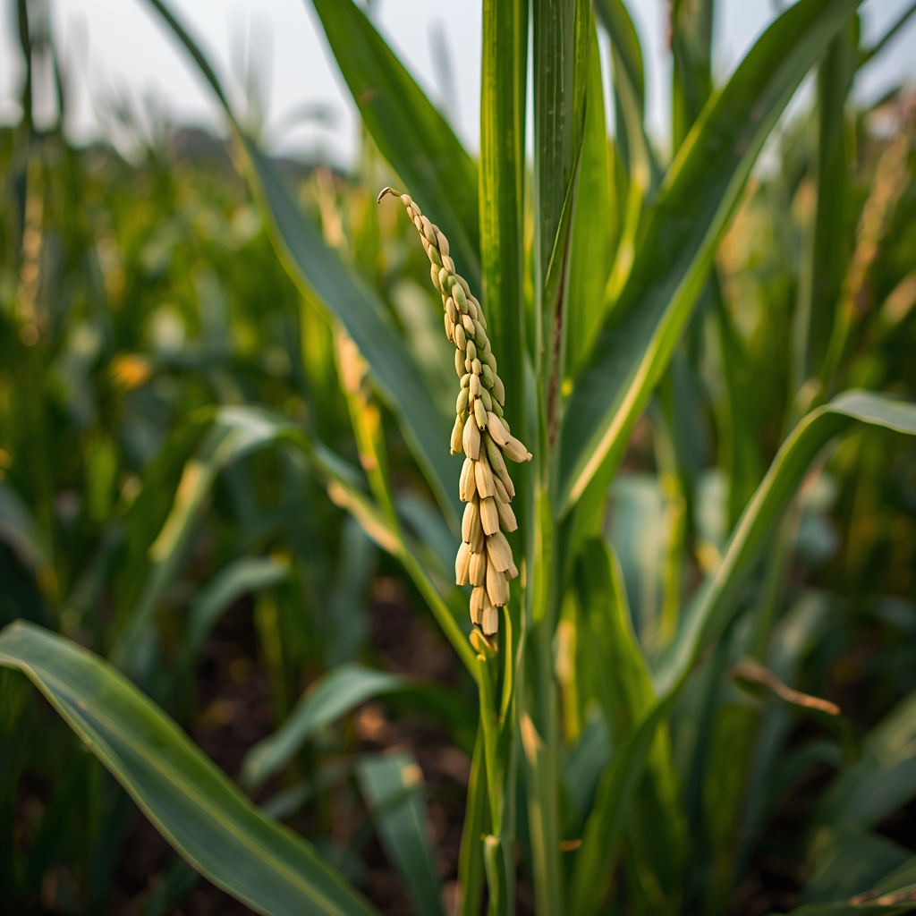 davirose sesame plant with seed pods in nigerian farm field mature sesame crop ready for 0 (1)